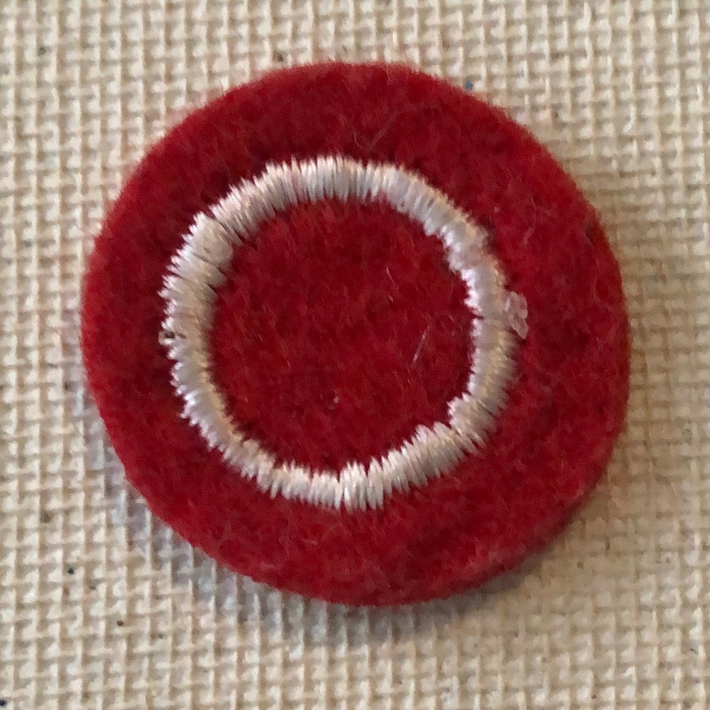 10/$10 - Vintage Red Circle 🔴 Patches
